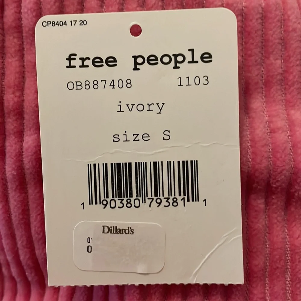 Free People cream crinkle gauze long sleeve top - Picture 11 of 11